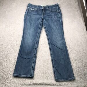 Ariat REAL Jeans Womens 32 (36x31)Blue Mid Rise Straight Stretch Western Cowgirl